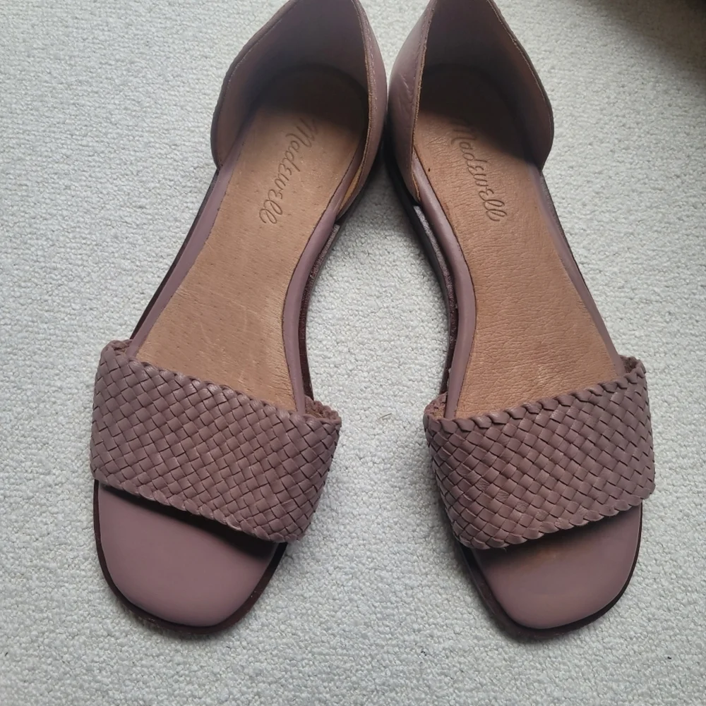 Madewell, The Nelda d'Orsay Flat: Woven Edition, Warm Thistle,‎ Size 7 - Picture 7 of 13